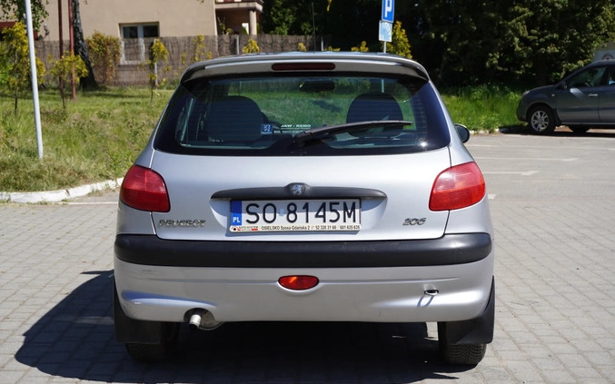 Peugeot 206 cena 4999 przebieg: 81000, rok produkcji 1999 z Katowice małe 277